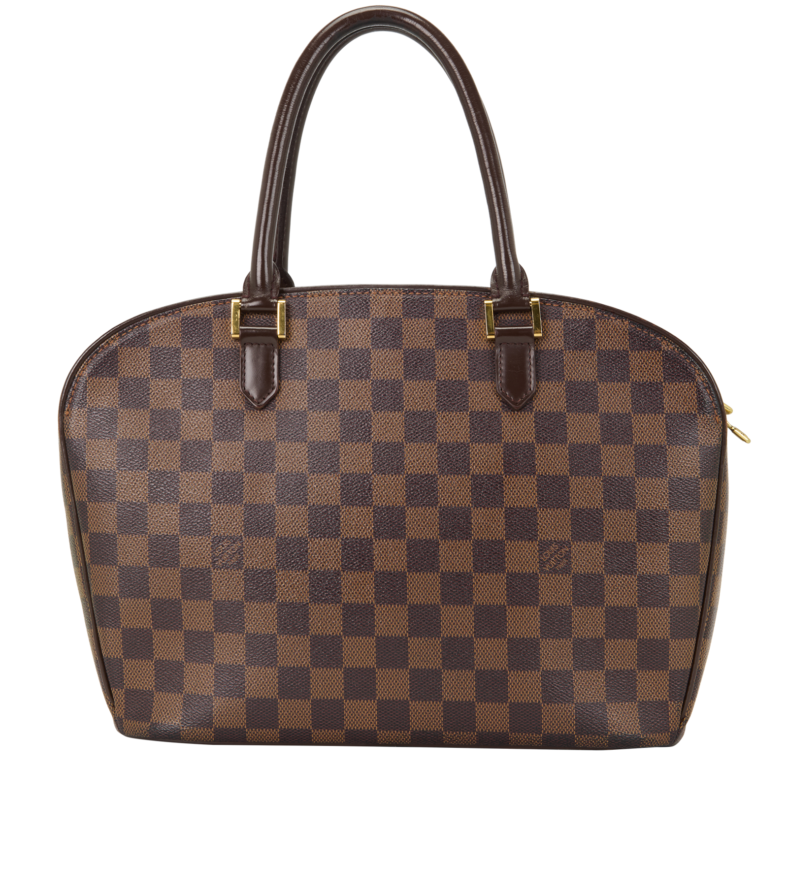 Sairra Horizontal Bag, &pound;550, Handbags, Brown, Canvas, Back view